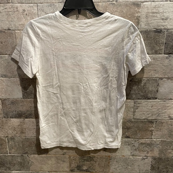 ❤️ FOREVER 21 WEST COAST WHITE TEE SIZE SMALL - Picture 3 of 3